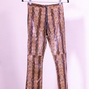 Snake Print Pants